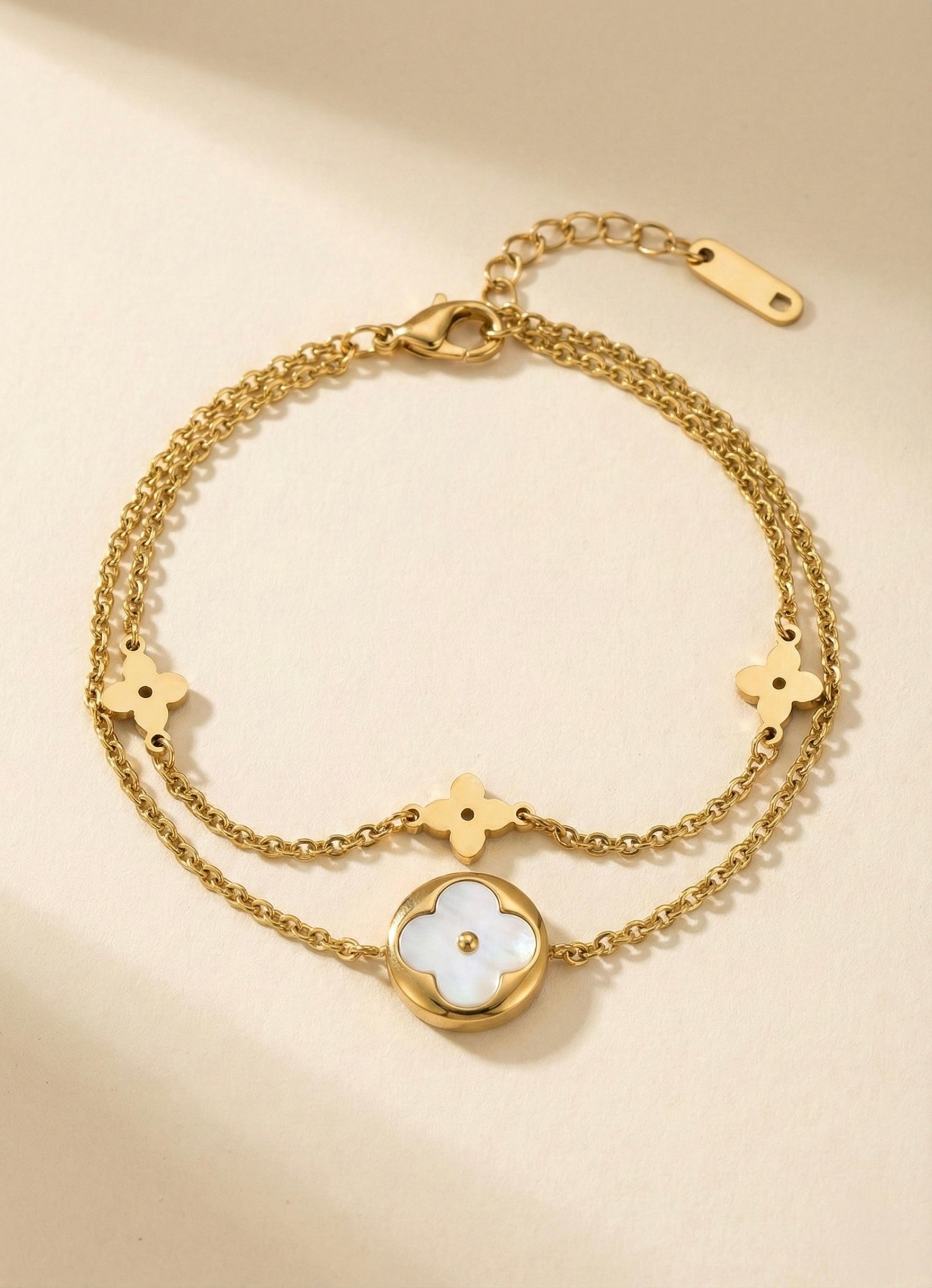 Four-Leaf Clover Bracelet 💛