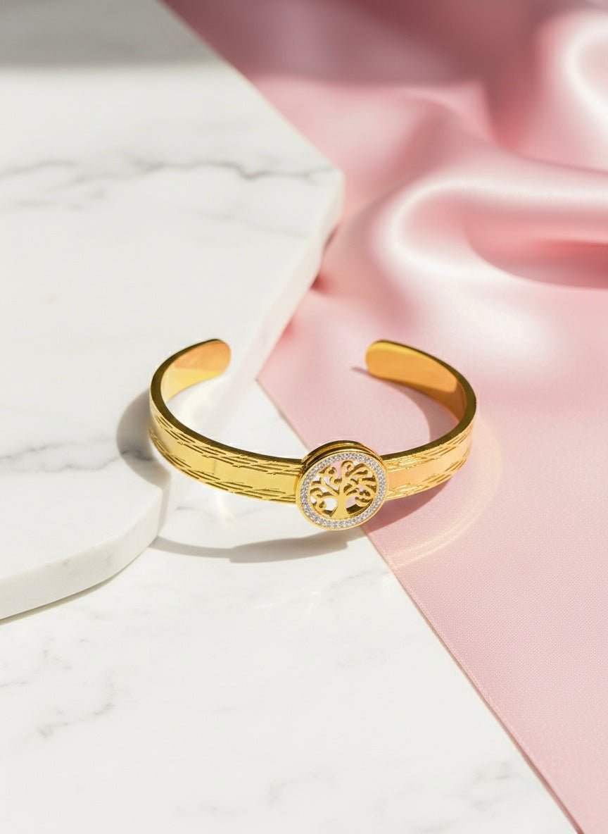 Gold Tree of Life Bracelet