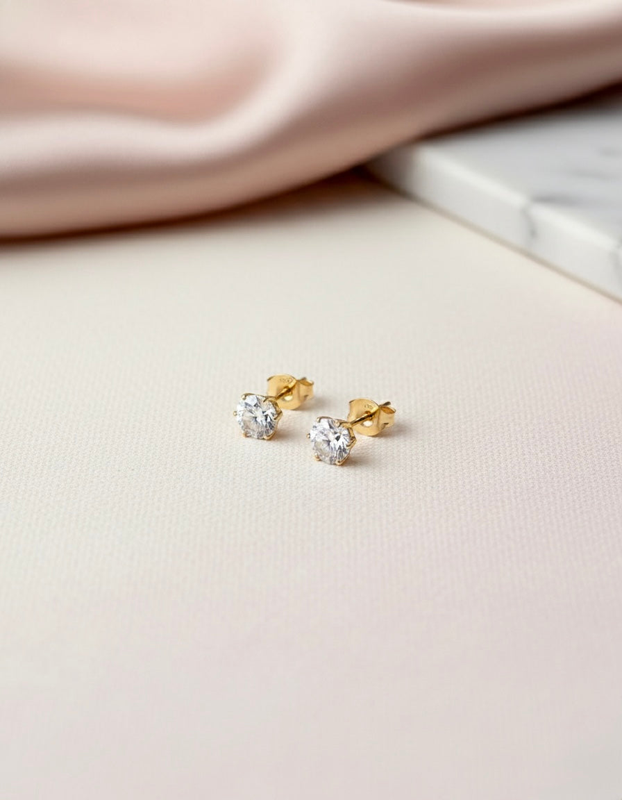 🧿 Evil Eye Necklace & Stud Earrings Set – Protection Meets Style