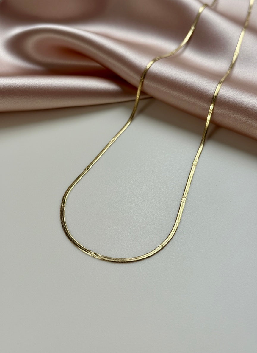 Minimal Snake Chain Necklace ✨
