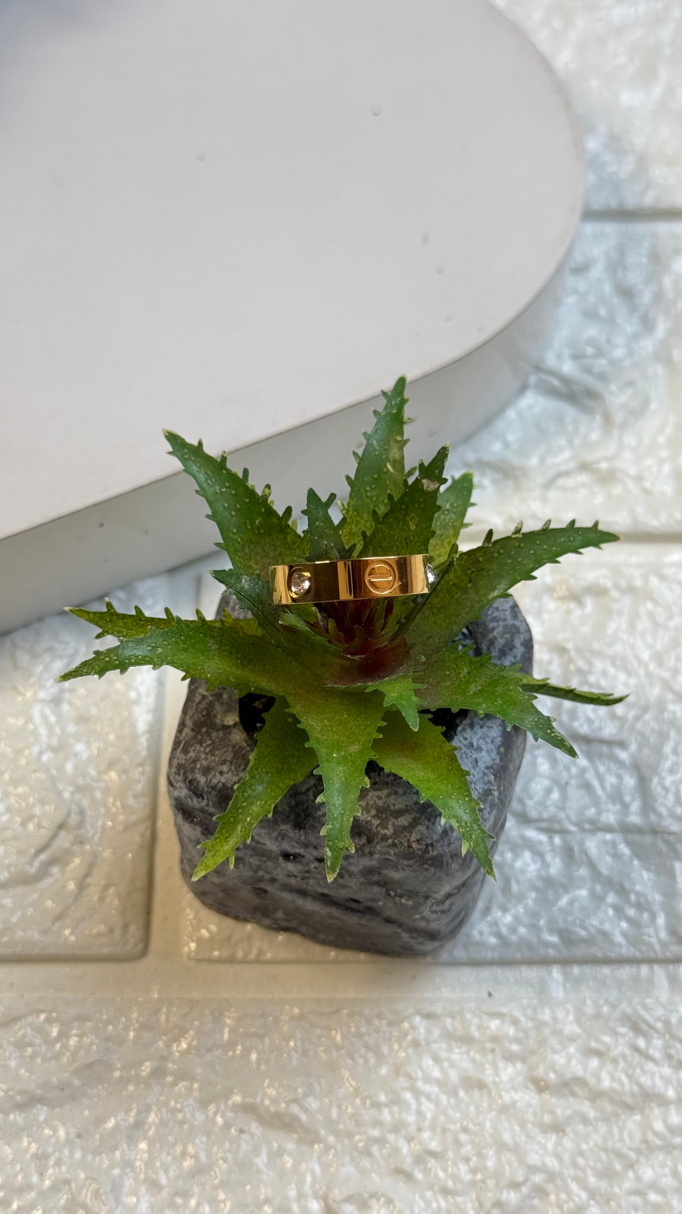 Stone Band Ring