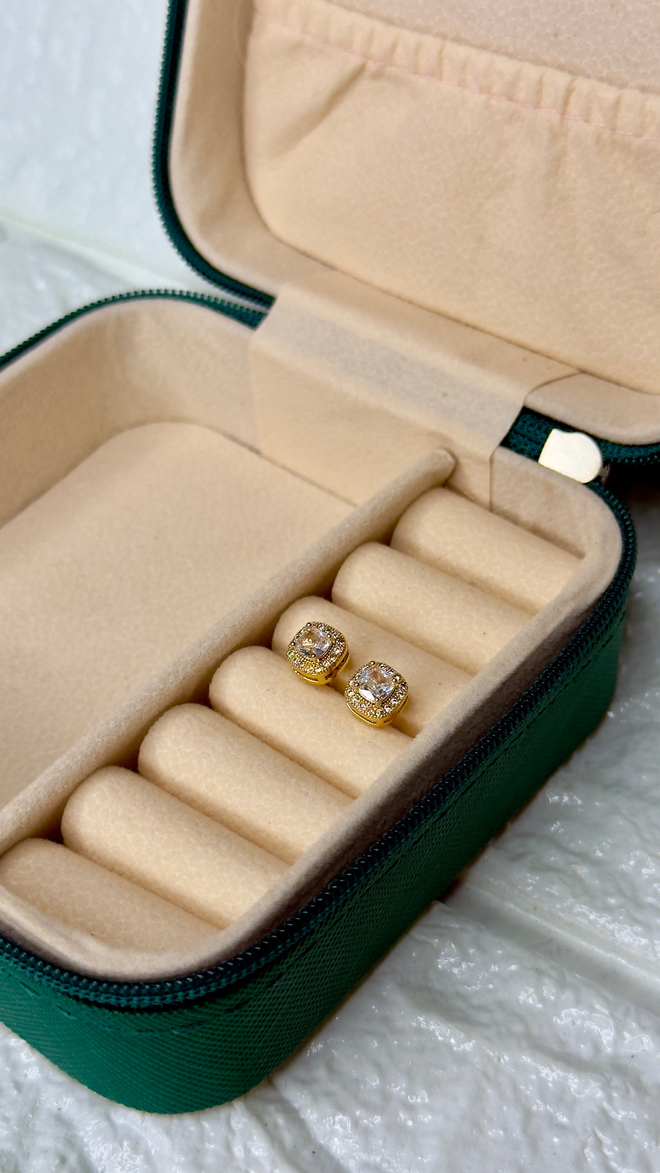 Stone Stud Earring