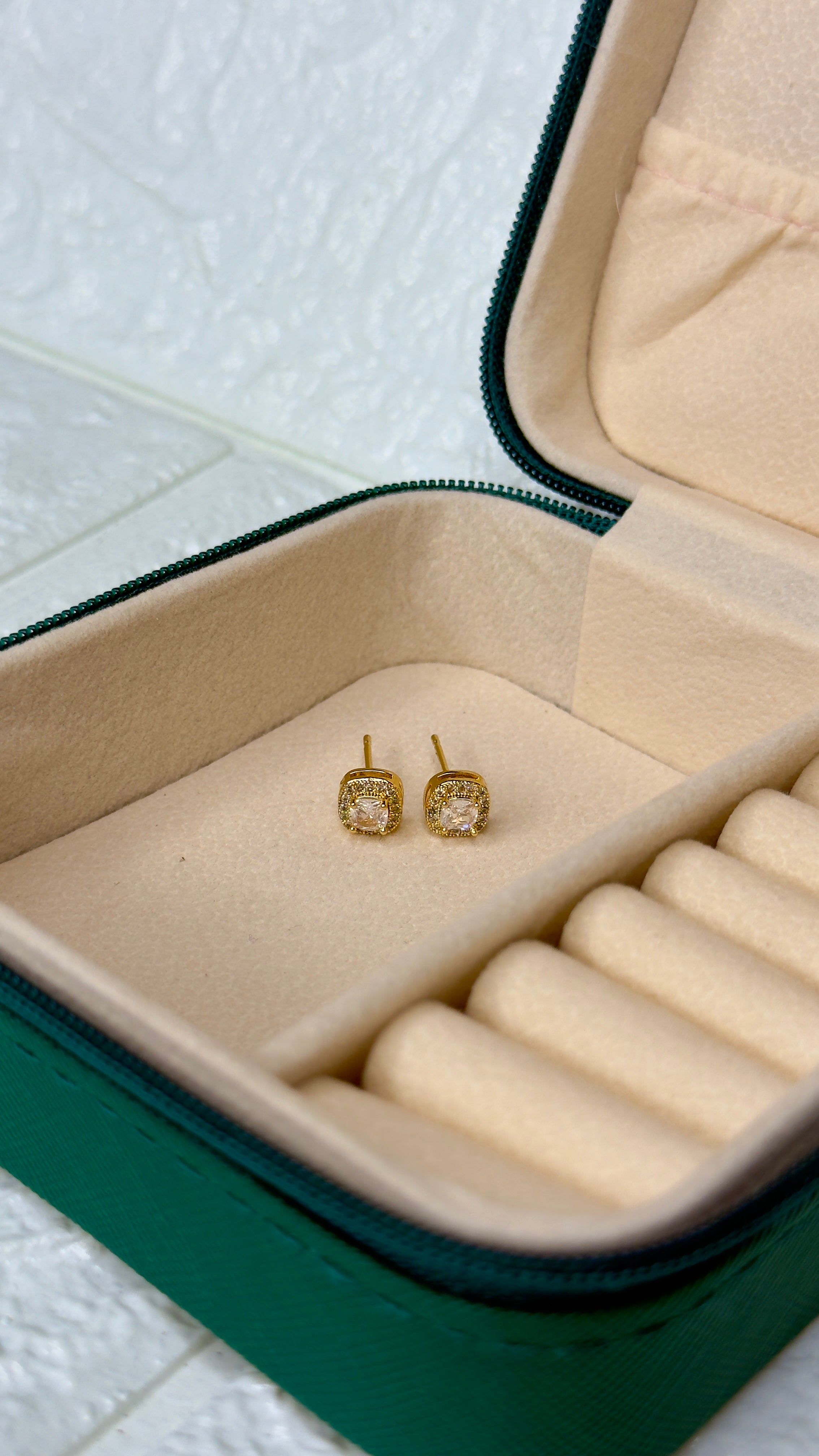 Stone Stud Earring
