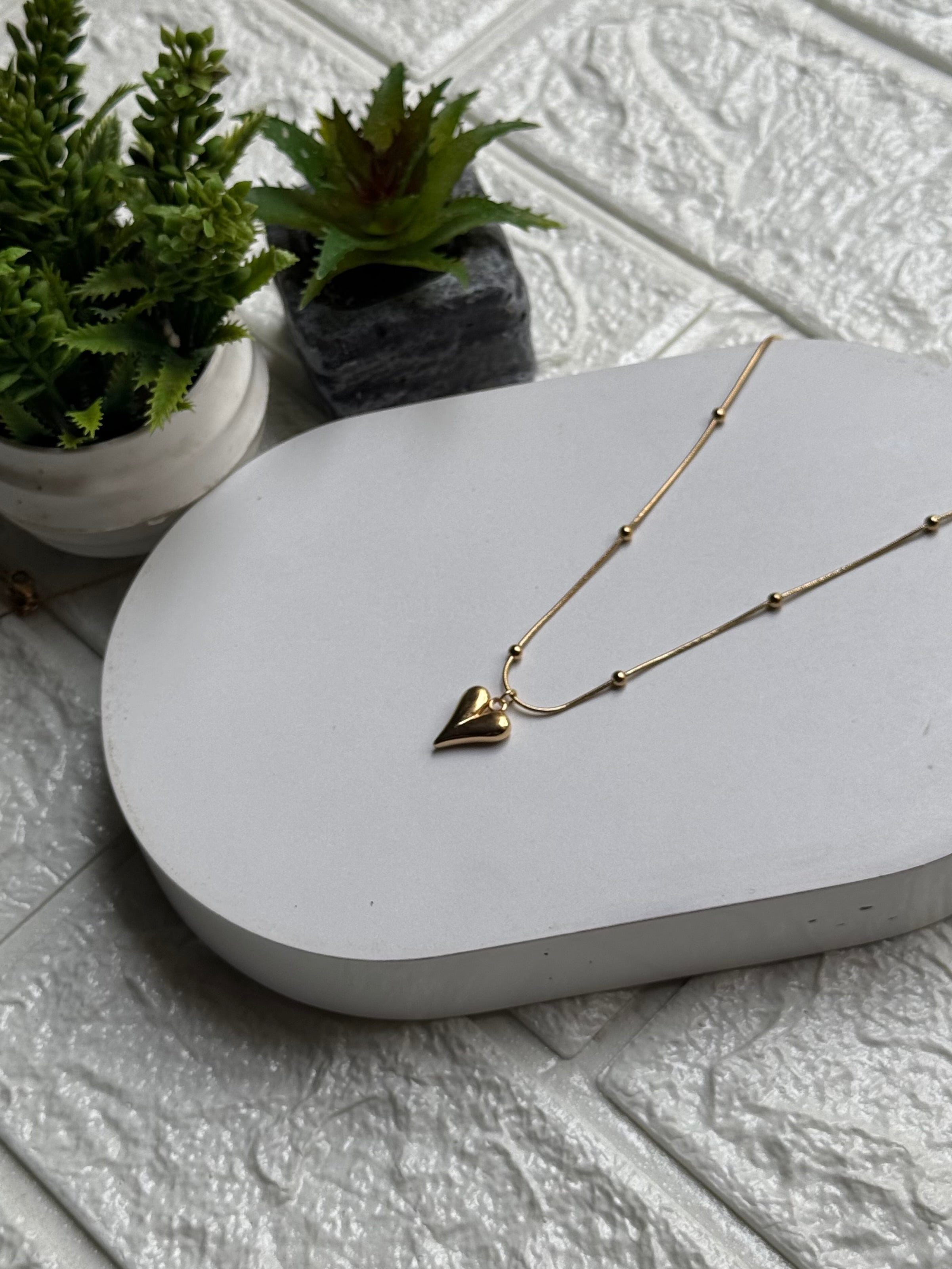 Chunky Heart Necklace